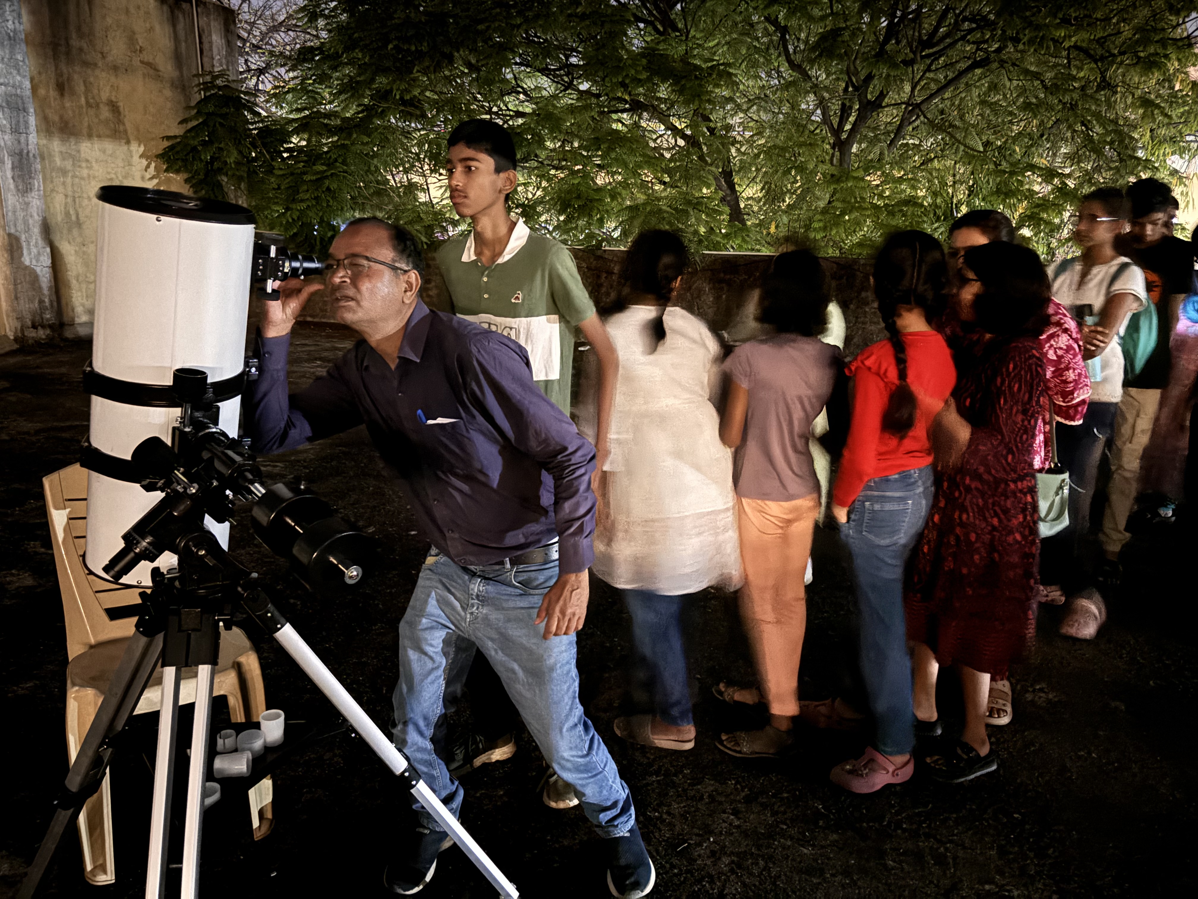 Nagpur Stargazing telescope setup